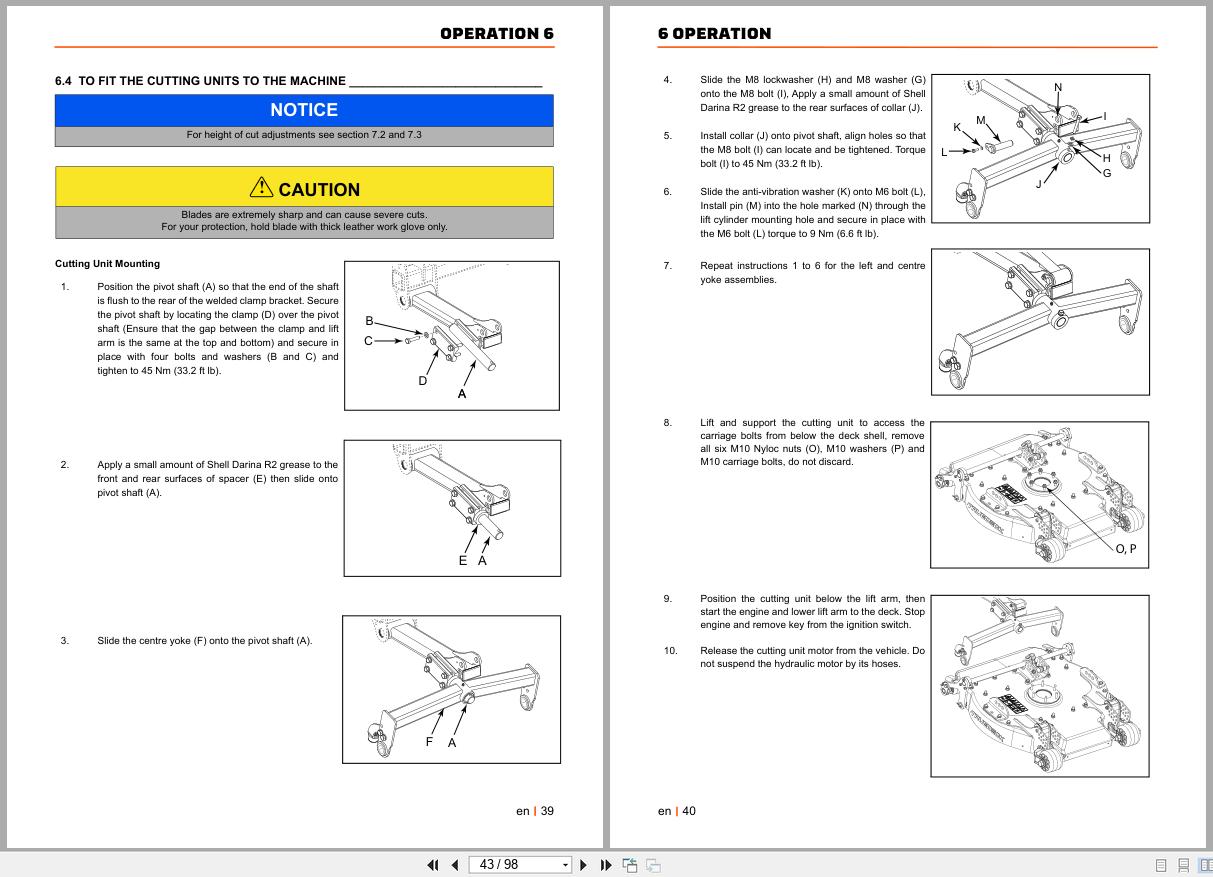 Jacobsen Rotary Trim Mower AR321 Safety Operation Maintenance Manual 10014953 B GB 2023 (2)