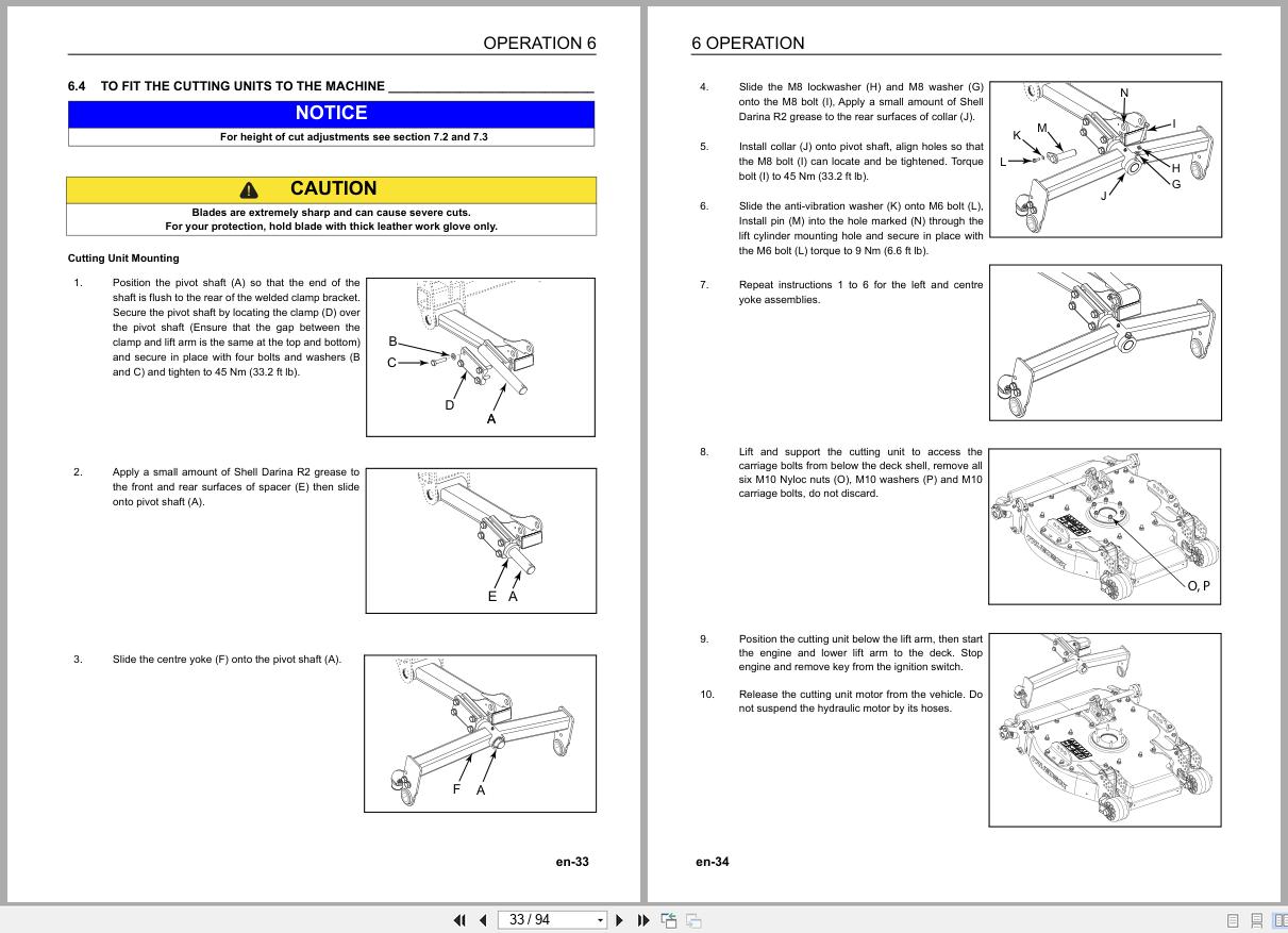 Jacobsen Rotary Trim Mower AR321 Safety Operation Maintenance Manual 679455 B GB 2018 (2)