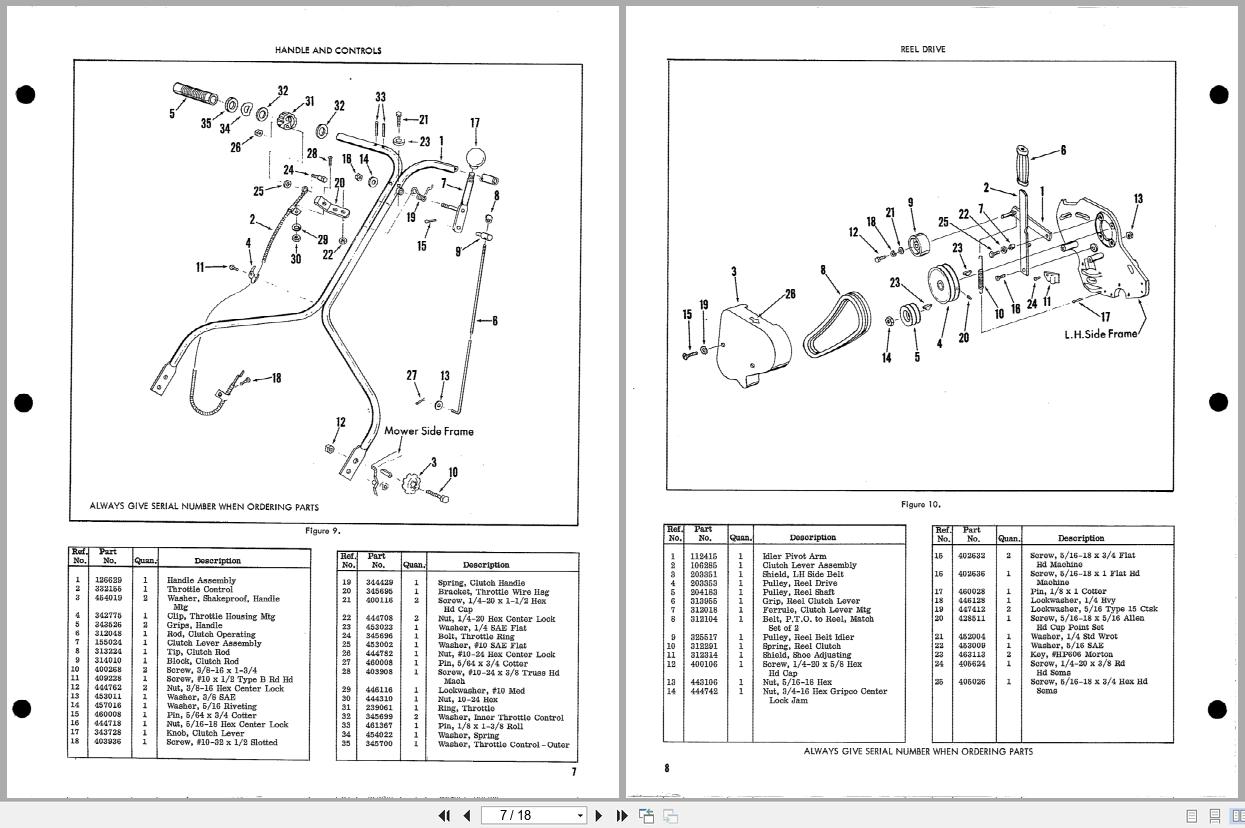 Jacobsen Tee Mower Operators Manual And Parts List 348298 (3)