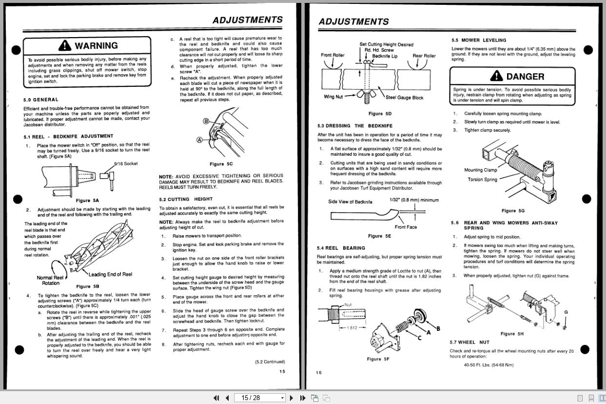 Jacobsen Tractor LF 100 Operation Manual 365348 1988 (2)