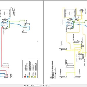 Jacobsen Tractor Mower HF 5 Hydraulic Schematic (1)