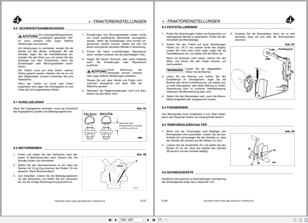 Jacobsen Turf Mower HR 5111 Parts Maintenance Manual 2720318 ML1 2000 (2)