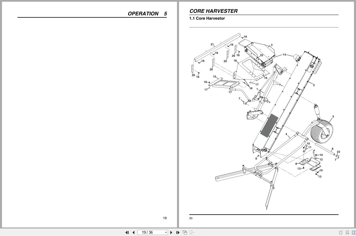 Jacobsen Utility Vehicle Core Harvester Accessory Manual 4347186 B 2018 (3)