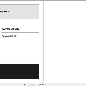 Jacobsen Utility Vehicle Spraytek XP Parts Manual 672493 H 2018 (1)