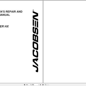 Jacobsen Utility Vehicle Truckster Hx Service Repair Manual 4363506 2016 (1)