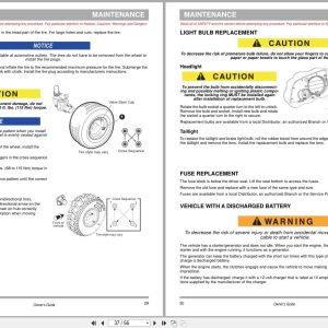 Jacobsen Utility Vehicle Truckster LS-LX Owners Guide 649008 2015 Jacobsen Utility Vehicle Truckster Ls Lx Owners Guide 649008 2015 (2)