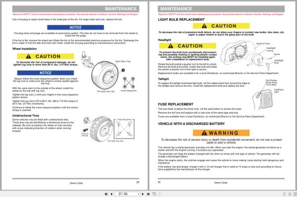 Jacobsen Utility Vehicle Truckster LS-LX Owners Guide 649008 2015 Jacobsen Utility Vehicle Truckster Ls Lx Owners Guide 649008 2015 (2)