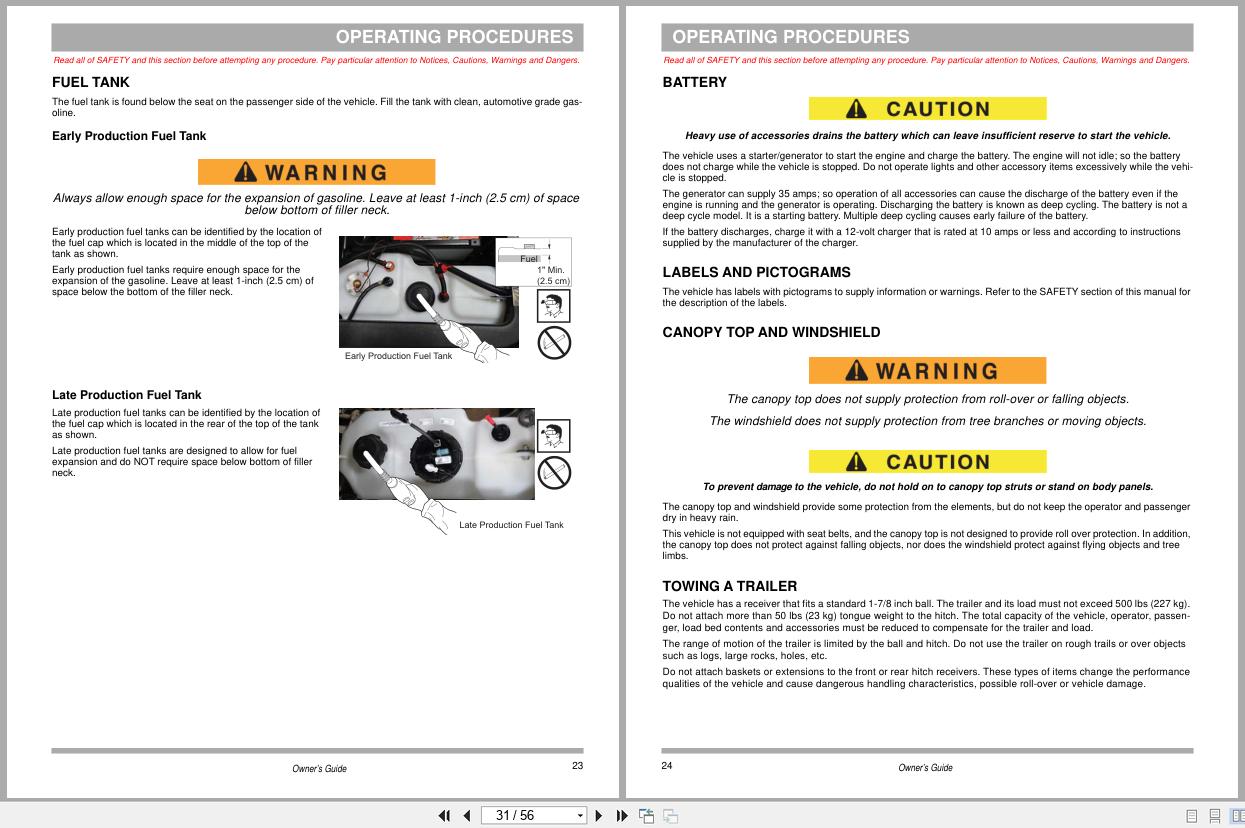 Jacobsen Utility Vehicle Truckster LS Owners Guide 649007 2015 (2)