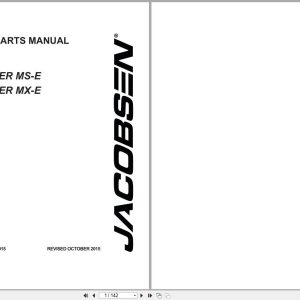 Jacobsen Utility Vehicle Truckster MS E Service Parts Manual 649290 2015 (1)