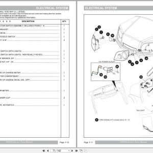 Jacobsen Utility Vehicle Truckster Ms E Service Parts Manual 649290 2015 (2)