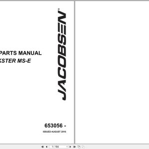 Jacobsen Utility Vehicle Truckster MS E Service Parts Manual 653056 (1)