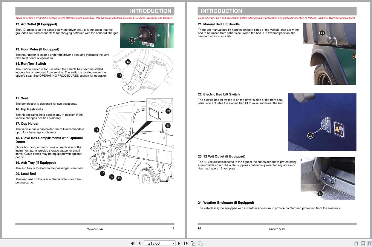 Jacobsen Utility Vehicle Truckster MX E Owners Manual Service Guide 649012 2015 (2)