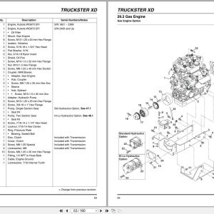 Jacobsen Utility Vehicle Truckster Xd Parts Manual 4330107 C 2016 (2)