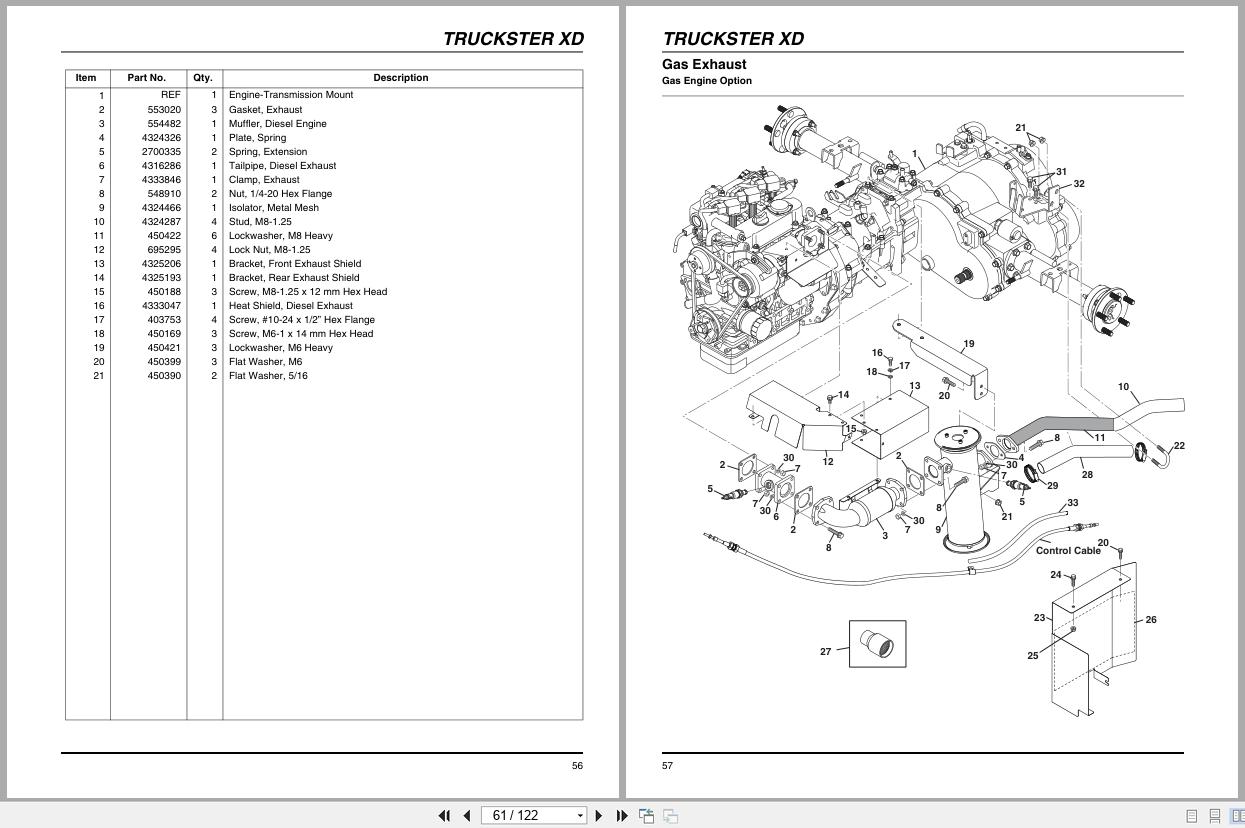 Jacobsen Utility Vehicle Truckster XD Parts Manual 672241 G 2018 (2)
