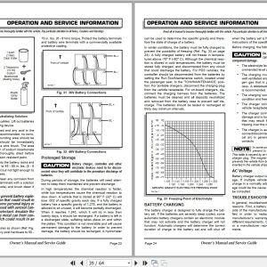 Jacobsen Utility Vehicles Hauler 800 1000 Owners Manual Service Guide 28805 2005 (2)