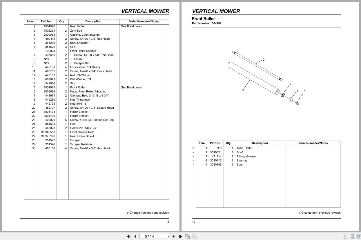Jacobsen Vertical Mower Eclipse 360 ELiTE 360 GP400 Instruction Sheet 2809654 C 2010 (3)