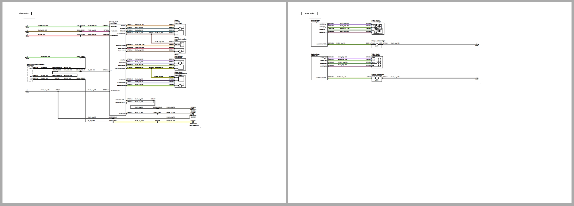 Jaguar F Type AWD X152 2024 V8 5.0L SC Electrical Schematic 3