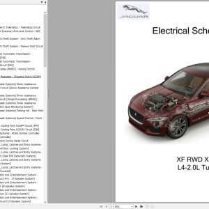 Jaguar XF 2024 RWD X260 L4 2.0L Turbo Electrical Schematic 1