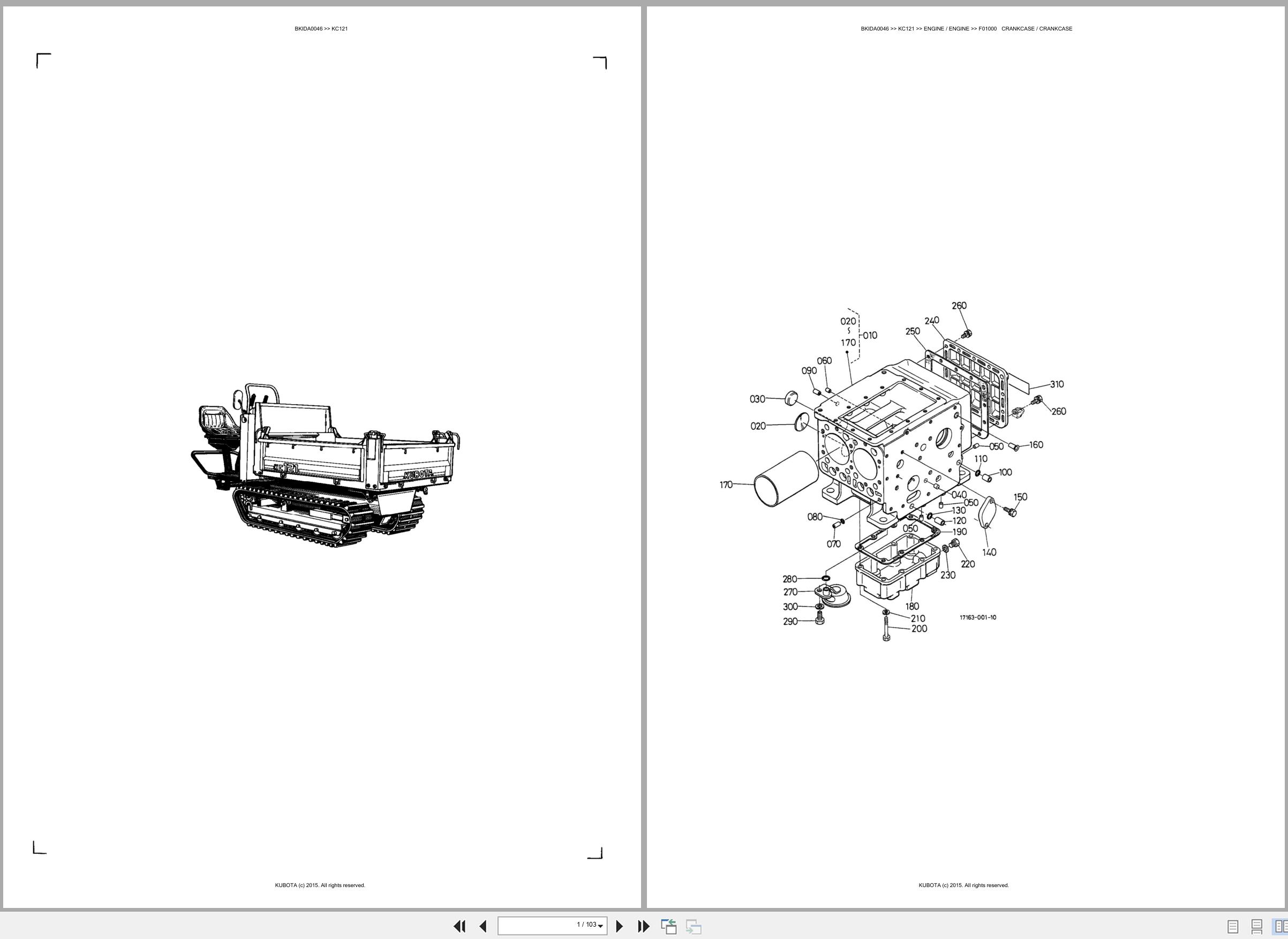 Kubota Carrier KC121 Spare Parts Catalog EN ES (1)