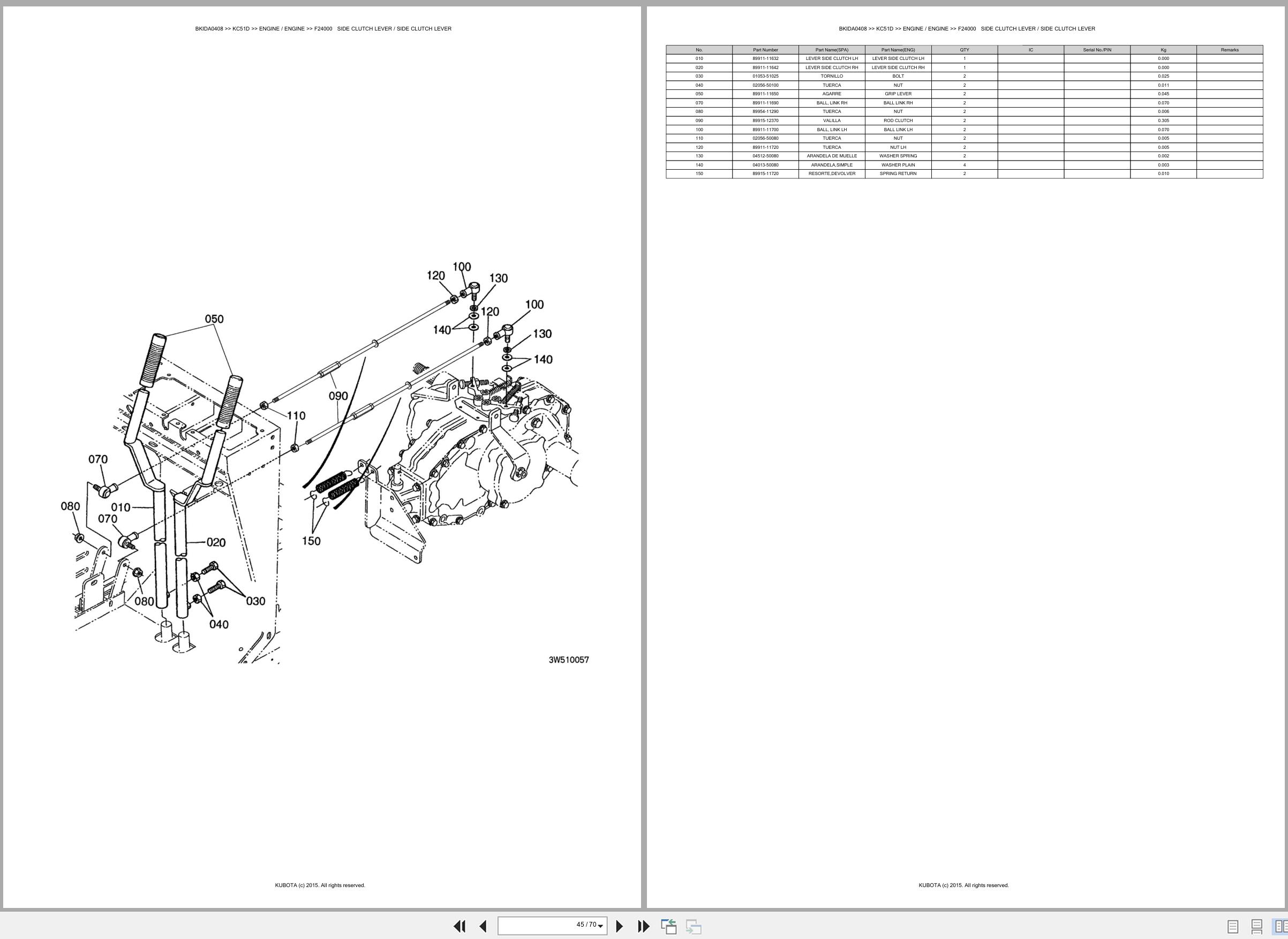 Kubota Carrier KC51D Spare Parts Catalog EN ES (3)