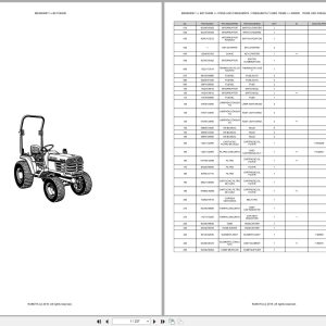 Kubota Compact Tractor B2110HDB Spare Parts Catalog EN PT (1)