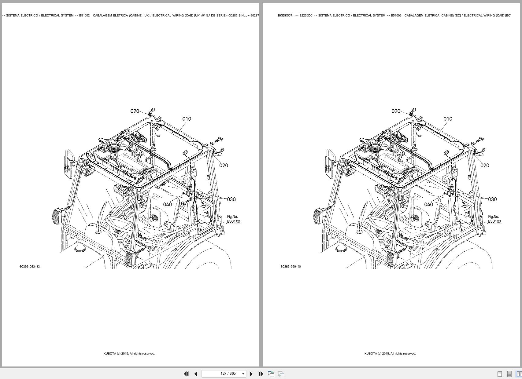 Kubota Compact Tractor B2230DC Spare Parts Catalog EN PT (2)