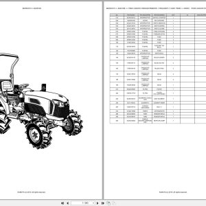 Kubota Compact Tractor B2261DB Spare Parts Catalog EN PT (1)