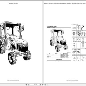 Kubota Compact Tractor B2311HDBC Spare Parts Catalog EN PT (1)