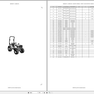 Kubota Compact Tractor B2400 HD Spare Parts Catalog EN PT (1)