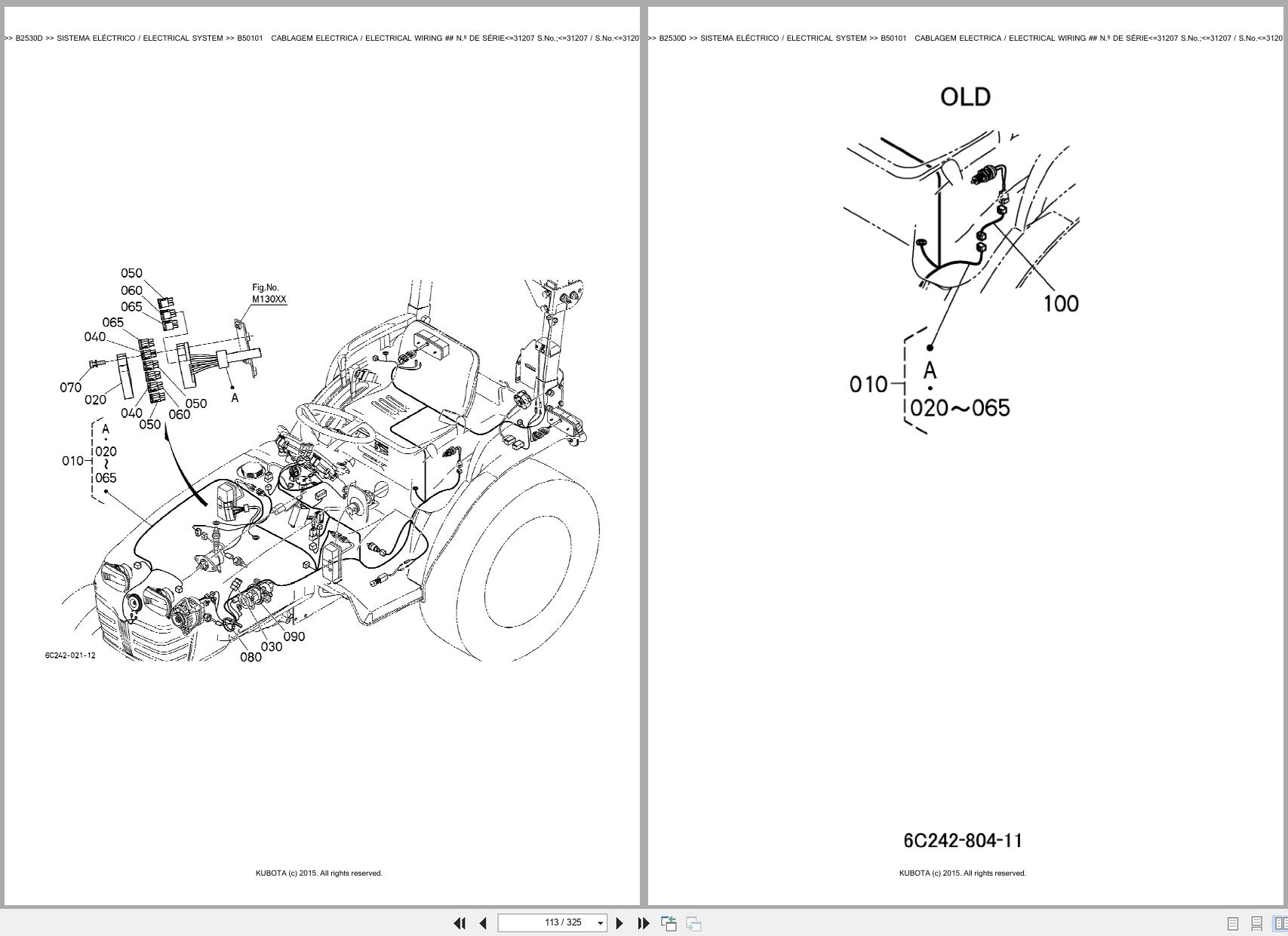 Kubota Compact Tractor B2530D Spare Parts Catalog EN PT (2)