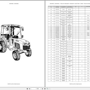Kubota Compact Tractor B2530HDBC Spare Parts Catalog EN PT (1)