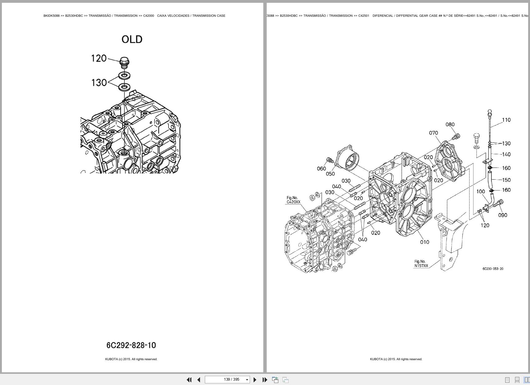 Kubota Compact Tractor B2530HDBC Spare Parts Catalog EN PT (2)