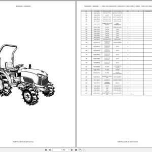 Kubota Compact Tractor B2650DB F Spare Parts Catalog EN PT (1)