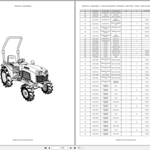 Kubota Compact Tractor B3030HDB(EC) Spare Parts Catalog EN PT (1)