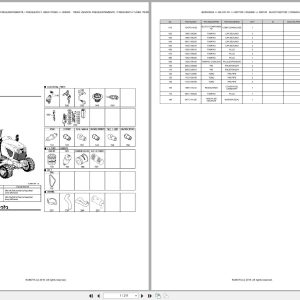 Kubota Compact Tractor BX 231 R1 Spare Parts Catalog EN PT (1)