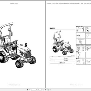 Kubota Compact Tractor BX231 Spare Parts Catalog EN PT (1)