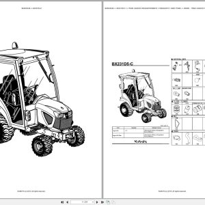 Kubota Compact Tractor BX231D5 C Spare Parts Catalog EN PT (1)