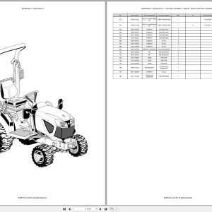 Kubota Compact Tractor BX231D5 R1 Spare Parts Catalog EN PT (1)