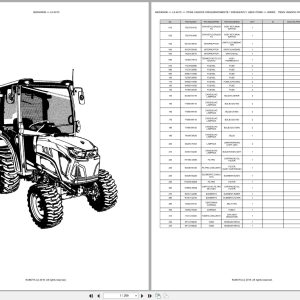 Kubota Compact Tractor LX 401C Spare Parts Catalog EN PT (1)