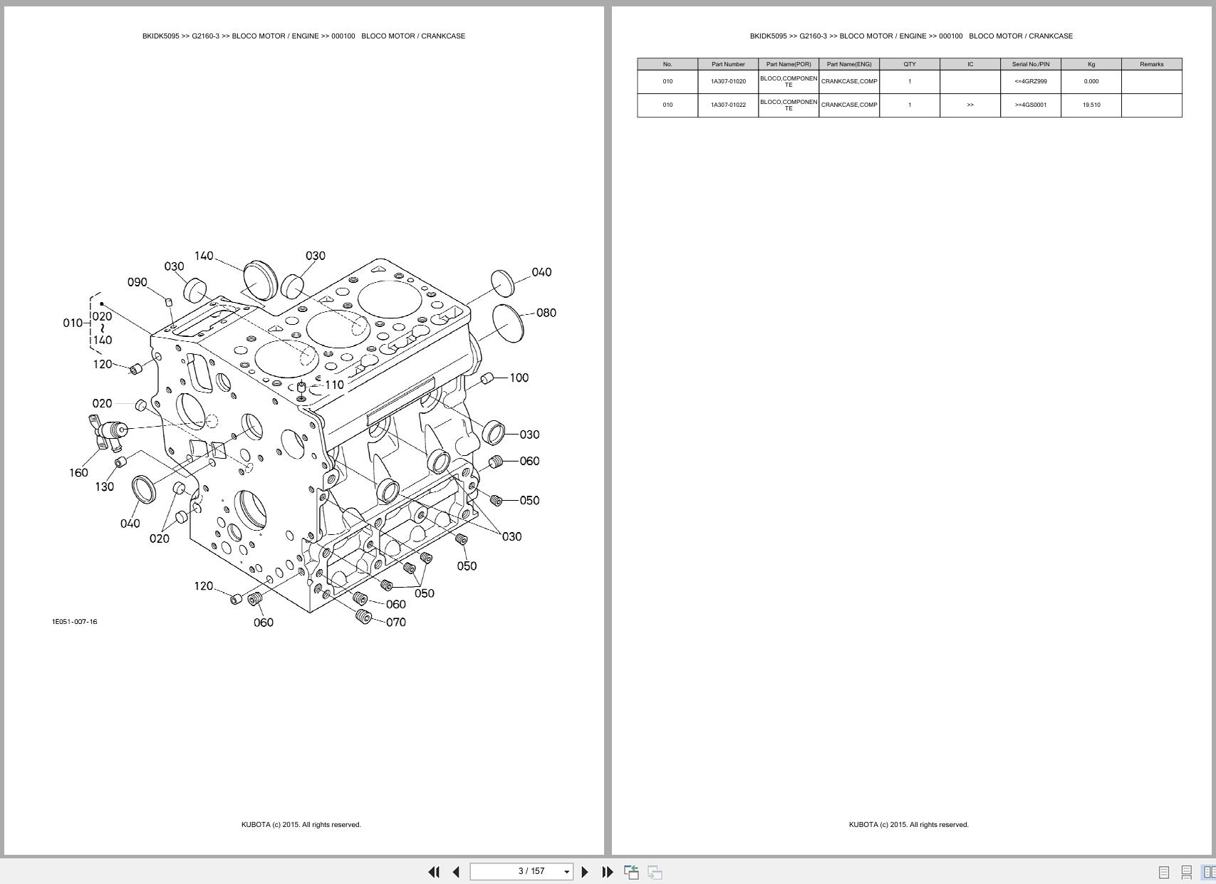 Kubota Garden Tractor G2160 3 Spare Parts Catalog EN PT (3)