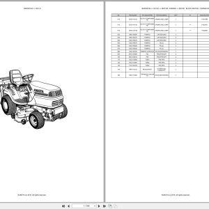 Kubota Garden Tractor G21LD Spare Parts Catalog EN PT (1)