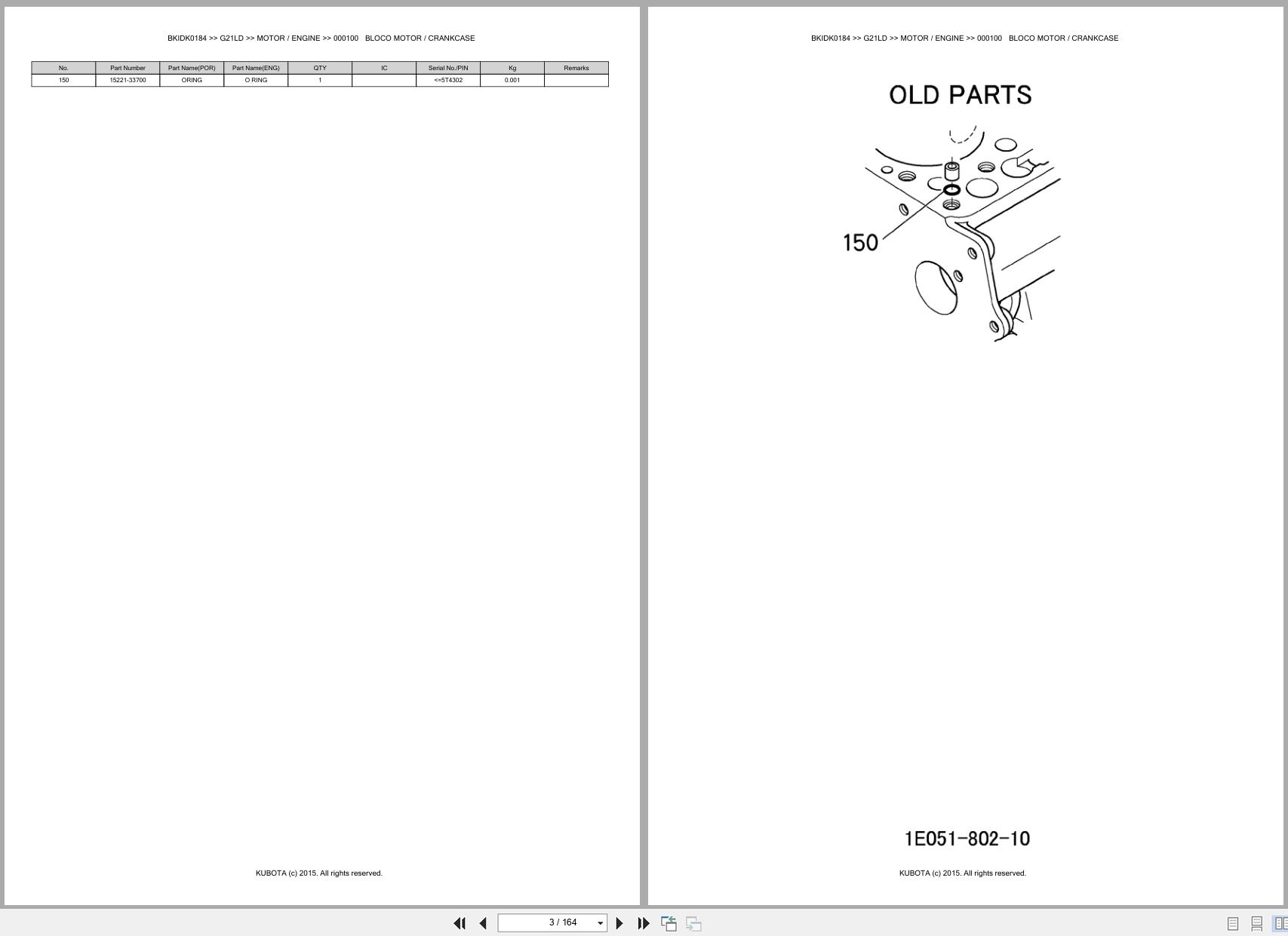 Kubota Garden Tractor G21LD Spare Parts Catalog EN PT (3)