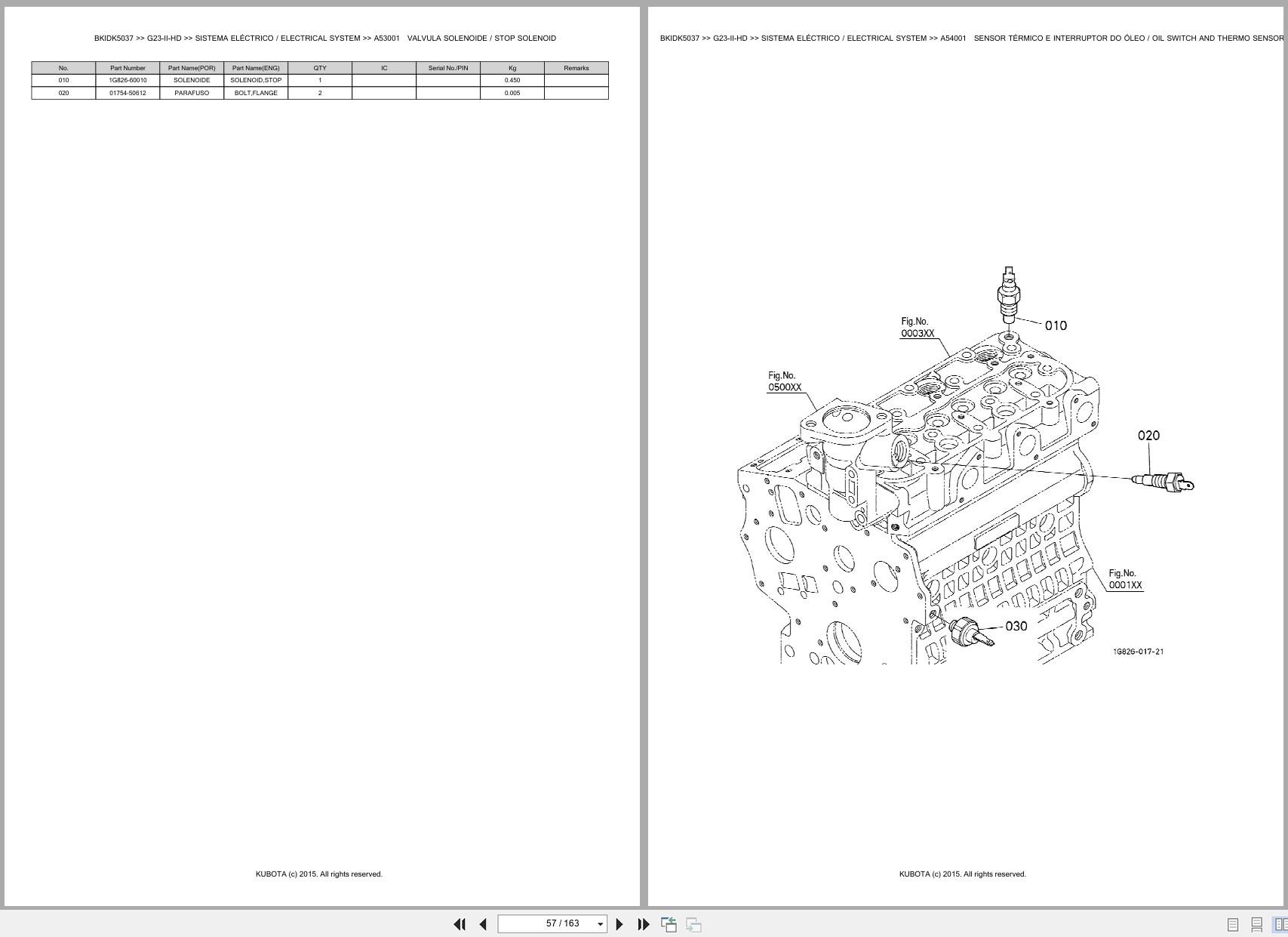 Kubota Garden Tractor G23 II HD Spare Parts Catalog EN PT (2)
