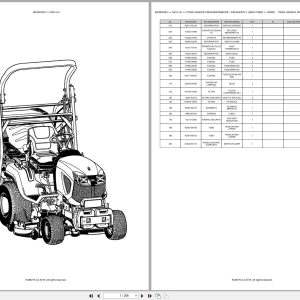 Kubota Garden Tractor G231 LD Spare Parts Catalog EN PT (1)