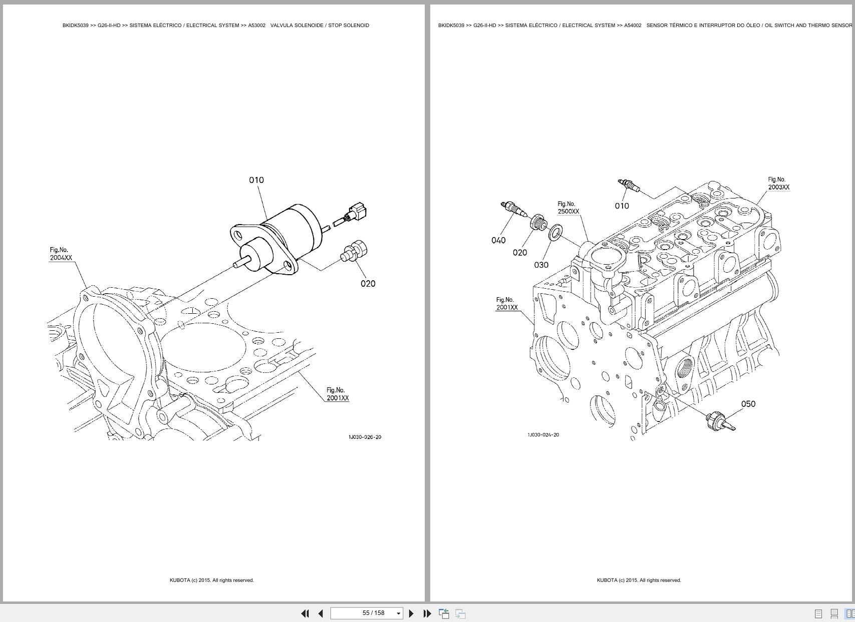 Kubota Garden Tractor G26 II HD Spare Parts Catalog EN PT (2)
