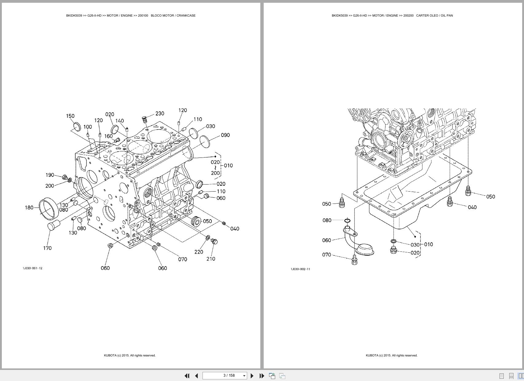 Kubota Garden Tractor G26 II HD Spare Parts Catalog EN PT (3)