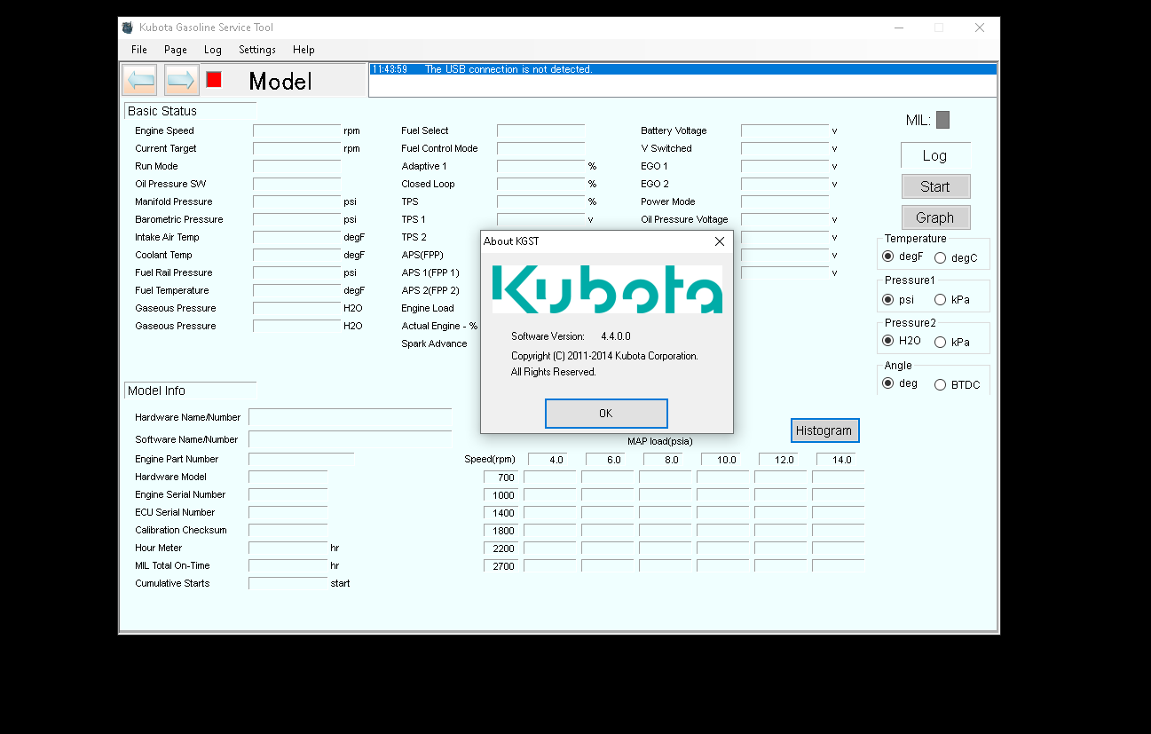 Kubota Gasoline Service Tool KGST 4.4.0 Remote Installation 2