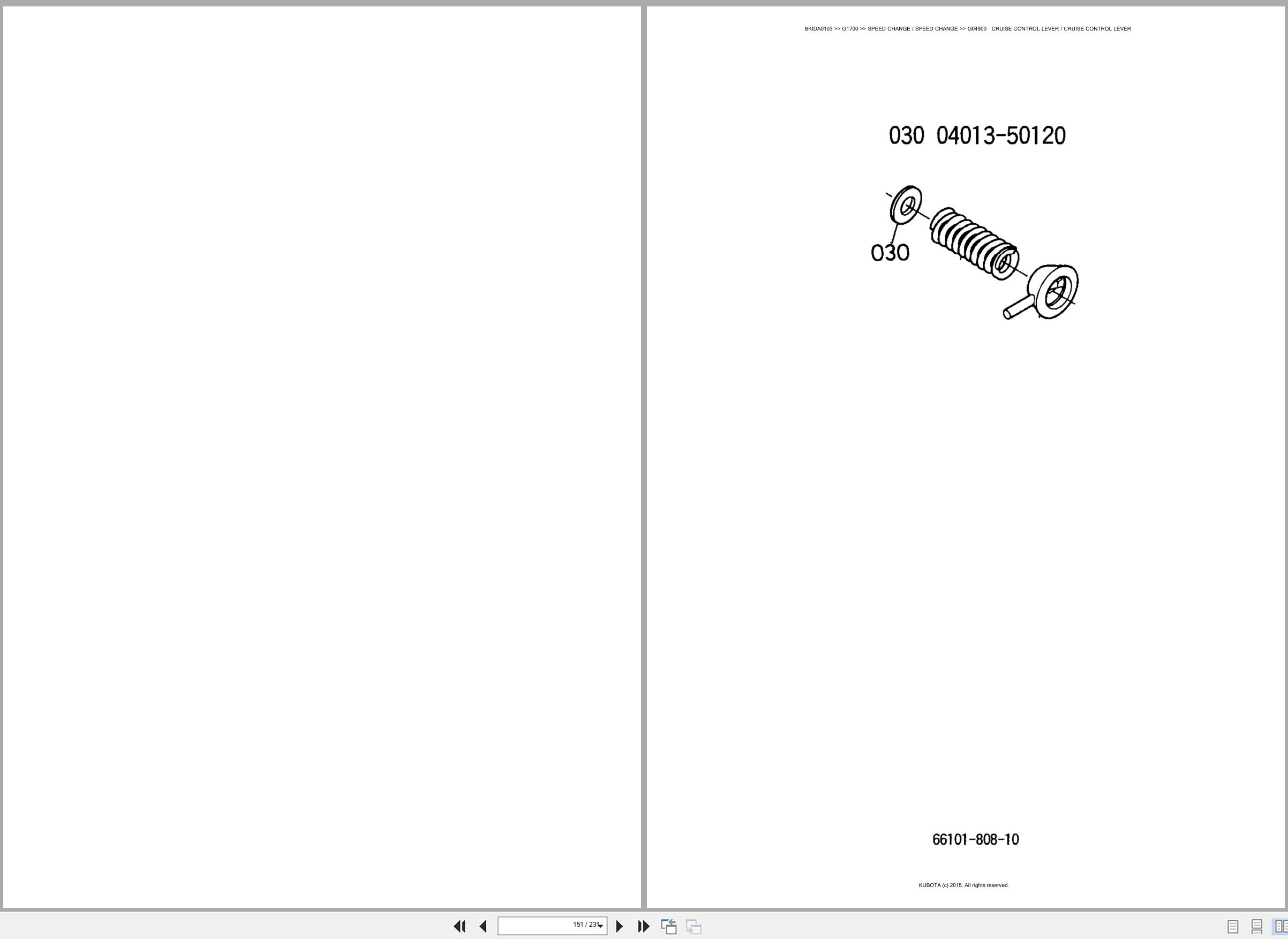 Kubota Lawn Mower G1700 Spare Parts Catalog EN ES (3)