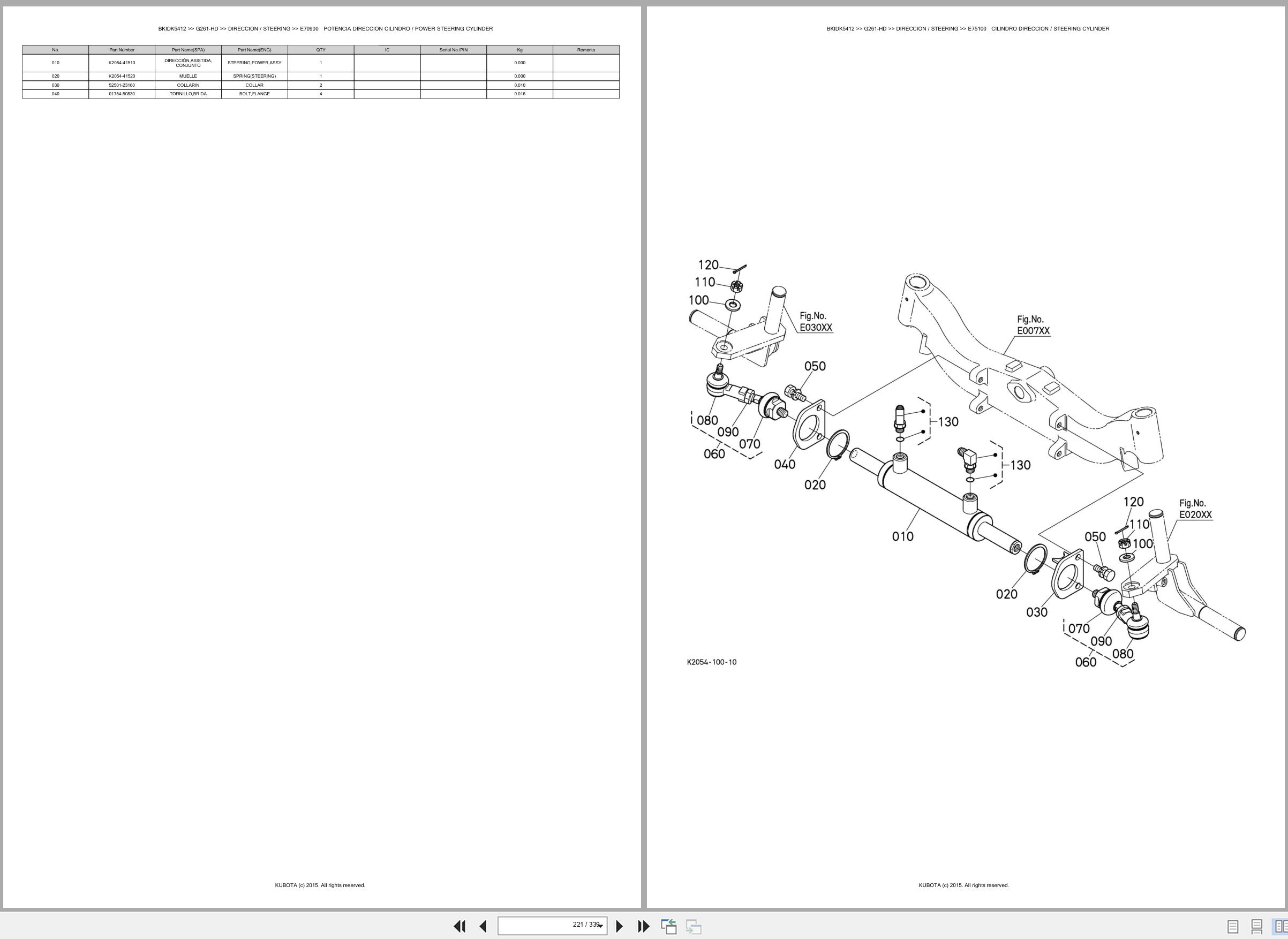 Kubota Lawn Mower G261 HD Spare Parts Catalog EN ES (3)