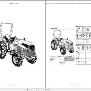 Kubota Tractor L1501DT Spare Parts Catalog EN PT (1)